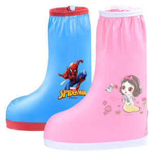 Cubiertas <span class=keywords><strong>de</strong></span> zapatos antideslizantes impermeables <span class=keywords><strong>de</strong></span> tubo alto, equipo <span class=keywords><strong>de</strong></span> lluvia para estudiantes <span class=keywords><strong>de</strong></span> escuela primaria para niños y niñas para jugar en arena <span class=keywords><strong>de</strong></span> agua - Product Image 1