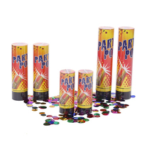 Lanceurs de confettis portables populaires à points ronds, faciles à utiliser, pour mariages, canons à confettis colorés en feuille métallisée, en vente