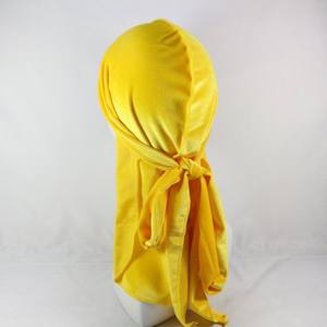 HZM-18113 personnalisé velours <span class=keywords><strong>Durag</strong></span> multicolore pour votre choix longue queue Premium brillant <span class=keywords><strong>Durag</strong></span> - Product Image 6