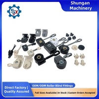 Accessoires pour rideaux à enroulement de grande taille pour villas et usines, avec boîte de vitesses 30:1 en acier anti-rupture, Shungan Machinery