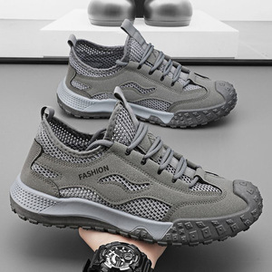 Nouvelles baskets d'été pour hommes, à mailles creuses, respirantes, résistantes à l'usure, chaussures de sport décontractées de mode pour l'extérieur - Product Image 3