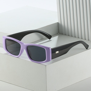 Gafas <span class=keywords><strong>de</strong></span> sol personalizadas con montura azul, gafas <span class=keywords><strong>de</strong></span> sol <span class=keywords><strong>de</strong></span> diseñador, estilo <span class=keywords><strong>ojo</strong></span> <span class=keywords><strong>de</strong></span> gato, redondas - Product Image 5