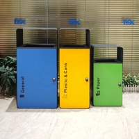 Fournisseur de poubelles métalliques, de bacs à déchets et de poubelles écologiques de grande taille, modernes et luxueuses pour les achats en gros