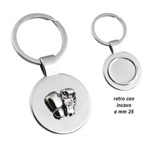 Portachiavi alla Moda in Lega e Metallo di Zinco, con Stampa Smaltata e Decorazione a Scatola Vuota, Portachiavi in Metallo per Chiavi - Product Image 1