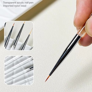 Nail Art Liner <b>Brushes</b> Manicure <b>Brush</b> Fine Drawing Thin Lines Painting <b>Brush</b> Details Striping Design - Product Image 5