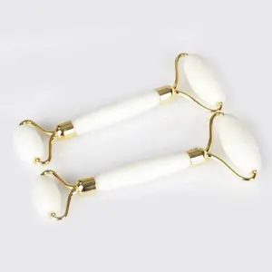 Infrangibile anti invecchiamento 100 visage naturale <span class=keywords><strong>giada</strong></span> bianca del viso <span class=keywords><strong>rullo</strong></span> <span class=keywords><strong>di</strong></span> <span class=keywords><strong>massaggio</strong></span> con la scatola - Product Image 1