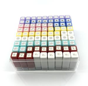 मिनी लोगो स्टांप नए आगमन सेट व्यक्तिगत कार्टून पैटर्न पूर्व हस्ताक्षर फ्लैश रबर छोटे 10*10 मिमी पत्रिका स्टांप बच्चों खिलौना - Product Image 1