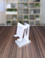 Support de tablette métallique réglable en angle de qualité supérieure, support ergonomique en aluminium pour smartphone, idéal pour les cadeaux d'entreprise