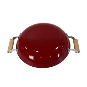 Sartén de Hierro Fundido con Revestimiento de Esmalte Ligero de Doble Asa Profesional al por Mayor con Certificación LFGB - Product Image 6