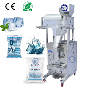 Machine à glaçons en promotion, machine d'emballage de glaçons de 1 kg et 5 kg, machine d'emballage de glaçons à grande capacité avec trémie - Product Image 1