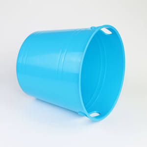 Seau à glace rond en plastique PP multicolore, design moderne et minimaliste, portable, pour bar extérieur, camping, bière, cola, refroidissement, utilisation en soirée, <span class=keywords><strong>Tomsawyer</strong></span> - Product Image 4