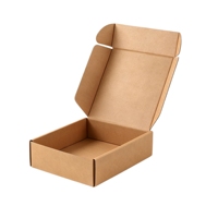 Boîte d'emballage en carton ondulé pliable écologique pour l'expédition par avion, boîte d'emballage pour chaussures