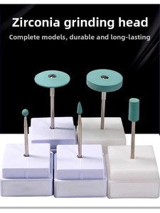 Tête de meulage dentaire en zircone céramique à basse vitesse pour machine droite, pour la finition complète des dents en zircone, classe I - Product Image 1