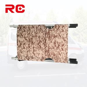 Nouvelle <span class=keywords><strong>promotion</strong></span> : Brancard manuel pliable à deux sections avec roues, léger, facile à nettoyer, équipement <span class=keywords><strong>médical</strong></span> d'urgence, capacité 160 kg - Product Image 3