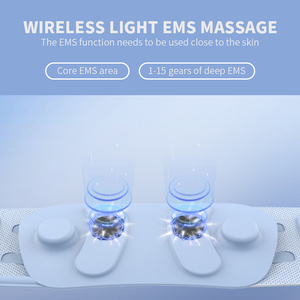 Ceinture chauffante sans fil pour soulager les douleurs dorsales, masseur lombaire avec chauffe-ventre, support de taille rechargeable ST-1208 sans fil - Product Image 5