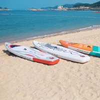 Planche de surf à queue souple en mousse souple, pratique pour les débutants et tous les niveaux de surf pour jeunes, ensemble complet avec dérives à laisse bleu