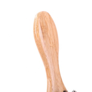 Air Hair Brush Factory Price Eco-friendly Natural Bamboo Wood Air Cushion Boar Bristle Wooden Detangling Paddle Hair Brush For Women