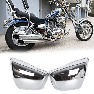 ฝาครอบแผงด้านข้าง Chrome สําหรับ 84-Up Yamaha <span class=keywords><strong>XV</strong></span> 700 750 <span class=keywords><strong>1000</strong></span> 1100 <span class=keywords><strong>Virago</strong></span> - Product Image 5