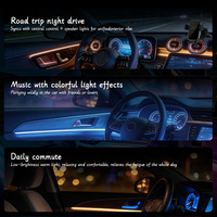 Kit d'éclairage d'ambiance LED 12V 10W Neuf Garantie 1 an pour BYD Sealion 07 2024-2025 avec activation par boîte à brosses et synchronisation des lumières des haut-parleurs