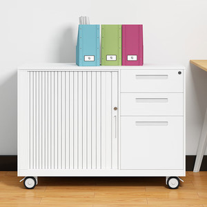 Archivador móvil de oficina con ruedas, cajón de almacenamiento para uso en escritorio, organizador portátil de tipo rectangular - Product Image 4