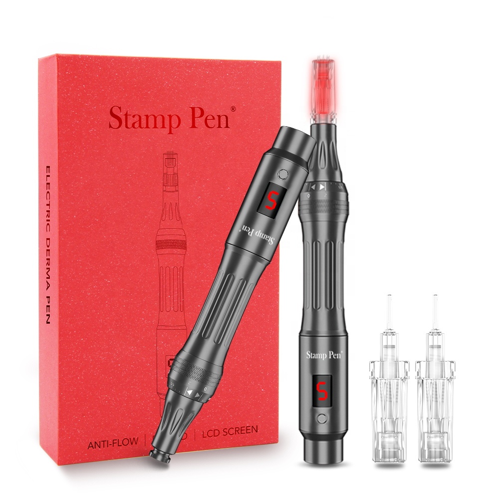 Лидер продаж 2022, ручка с микроиглами, электрическая беспроводная ручка с защитой от обратного потока, профессиональная немецкая ручка-штамп