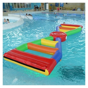 Pont aquatique <span class=keywords><strong>gonflable</strong></span>, jeu de parcours aquatique d'obstacles de parc de sports nautiques - Product Image 6