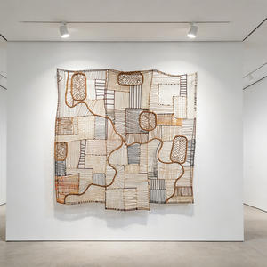 Suspension murale tissée texturée personnalisable OEM ODM pour cafés et bistros Wabi-Sabi - Product Image 4