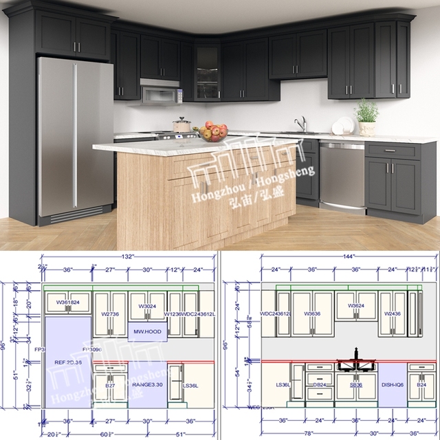 Premium Quality RTA Kitchen Cabinets & Accessories American Project Kitchen Cabinet Multifamily & Commercial Cabinet Supply