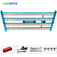 Shenzhen kingbrite x55 320w LM301H / LM281B + Pro mélange rouge 660nm uv ir spectre complet led élèvent la lumière par l'éclairage king brite