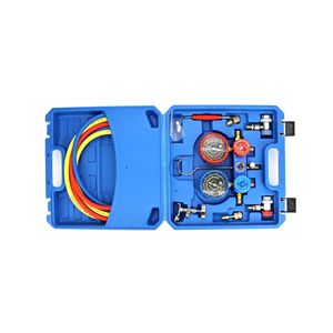 Car Air Conditioning Refrigerant <b>Gauge</b> Kit R134a Pressure <b>Gauge</b> Set For Vehicle AC Repair Tools - Product Image 4