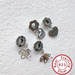 Pendentifs et breloques tendance en argent sterling 925 de la marque HaYa, certifiés GDTC, pour bracelets à breloques, bijoux faits main DIY - Product Image 2