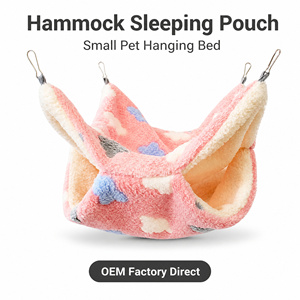 Tempat Tidur Gantung Sugar Glider Laris Manis, Aksesoris Kandang Hewan Peliharaan Kecil, Hangat untuk Musim Dingin, Langsung dari Pabrik OEM - Product Image 1