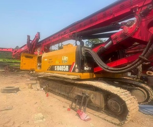 Foreuse Sany SR405 d'occasion, modèle 2020, pour travaux de pieutage, incluant les modèles SR285R, SR155R, SR360E, avec marteau, pompe et engrenages. - Product Image 2