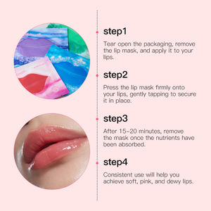 KORMESIC - Mascarilla Labial de Colágeno Marino Coreano con Perlas, 8g, Iluminadora, Reafirmante, Hidratante, Etiqueta Privada Coreana, Venta al Por Mayor - Product Image 6