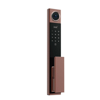 Serrure Intelligente Tuya en Gros pour Porte en Bois, Connectée WiFi, avec Biométrie par Empreinte Digitale et Caméra Intégrée