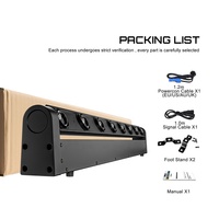 Barre de faisceau à LED 8x12W RGBW éclairage à tête mobile pour mariage DJ Show