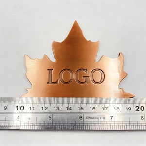Étiquette métallique en cuivre sur mesure de qualité supérieure, étiquette d'emballage pour équipement haut de gamme, <span class=keywords><strong>plaque</strong></span> décorative, service OEM disponible, coût - Product Image 6
