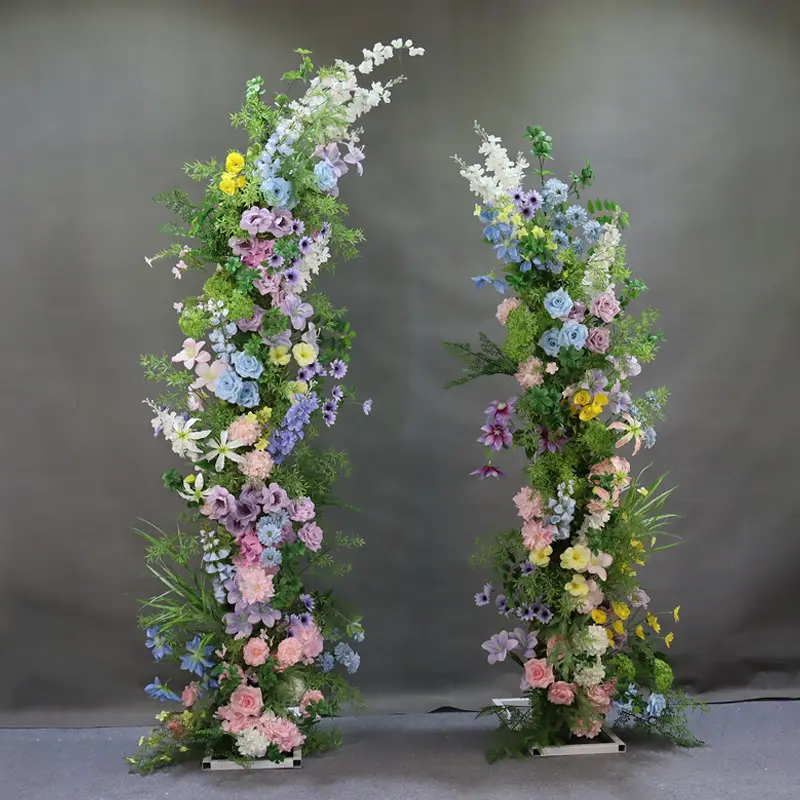 Stile europeo corno di bue Set floreale per matrimoni decorazione della fase di orientamento della strada centro commerciale simulazione ornamenti di fiori