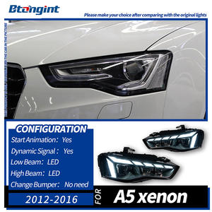 Fari a LED Accessori Auto Adatti per Audi <span class=keywords><strong>A5</strong></span> 12-16 Gruppo Fari Modificato con Luci Diurne a LED S5 - Product Image 6