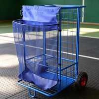 Chariot de sport multifonctionnel en fer avec sac à balles en filet pour l'entraînement en extérieur – Vente en gros usine