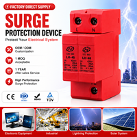 Parasurtenseur solaire T2 40KA 2 pôles 420V AC LEIHAO, dispositif de protection contre les surtensions CE pour équipements électriques industriels