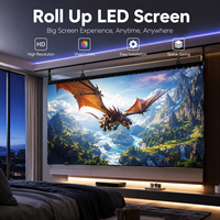 Écran LED flexible et enroulable ultra-fin P2 6 pleine couleur pour événements scéniques, expositions et publicité