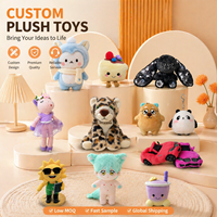 Jouets en peluche au crochet personnalisés à faible MOQ, poupées tricotées à la main, haute fidélité, pour promotions de vacances