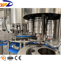 Machine de remplissage et d'embouteillage de jus en bouteilles PET de 330 ml et 500 ml, contrôlée par PLC, avec pompe à moteur automatique, en promotion, pour le projet A à Z Turquie
