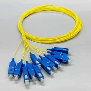 สายใยแก้วนำแสงชนิด SC UPC พร้อมหัวต่อ SM SX ความยาว 1.5 เมตร จำนวน 12 เส้น - Product Image 2