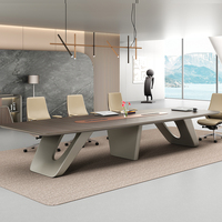 Table de conférence série Zhiyin 3,6 m ZY-24, mobilier de bureau moderne, OEM/ODM, taille, couleur et logo personnalisables