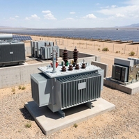 Équipement électrique Ganzhong S13-M 10kV Transformateur immergé dans l'huile à trois enroulements 50Hz 50kVA-2500kVA à faibles pertes IEC CE pour sous-stations solaires/éoliennes/rurales/VE