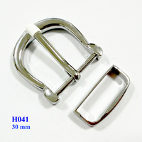 Boucle de ceinture carrée en alliage de zinc à broche unique avec boucle pour ceintures en cuir – Vente en gros