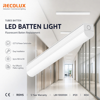 Luminaire linéaire LED intégré à intensité et température de couleur réglables, conforme CE RoHS, pour projets intérieurs