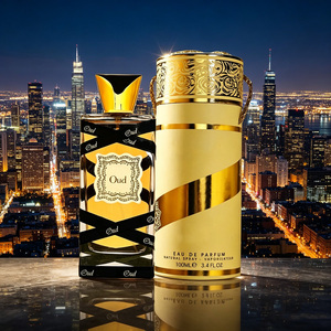 Perfume Arabian Oud Eau <span class=keywords><strong>de</strong></span> Parfum, Aroma Oriental <span class=keywords><strong>de</strong></span> Larga Duración, Fragancia Intensa, 100 ml, Spray, Caja <span class=keywords><strong>de</strong></span> Regalo <span class=keywords><strong>de</strong></span> Lujo en Forma <span class=keywords><strong>de</strong></span> Cilindro - Product Image 1